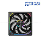 Xigmatek Infinity J22A ARGB fan with 40.60 CFM airflow and 0.539 mmH2O air pressure