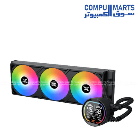 Xigmatek LK Pro 360 Digital ARGB AIO Liquid CPU Cooler with LCD Display
