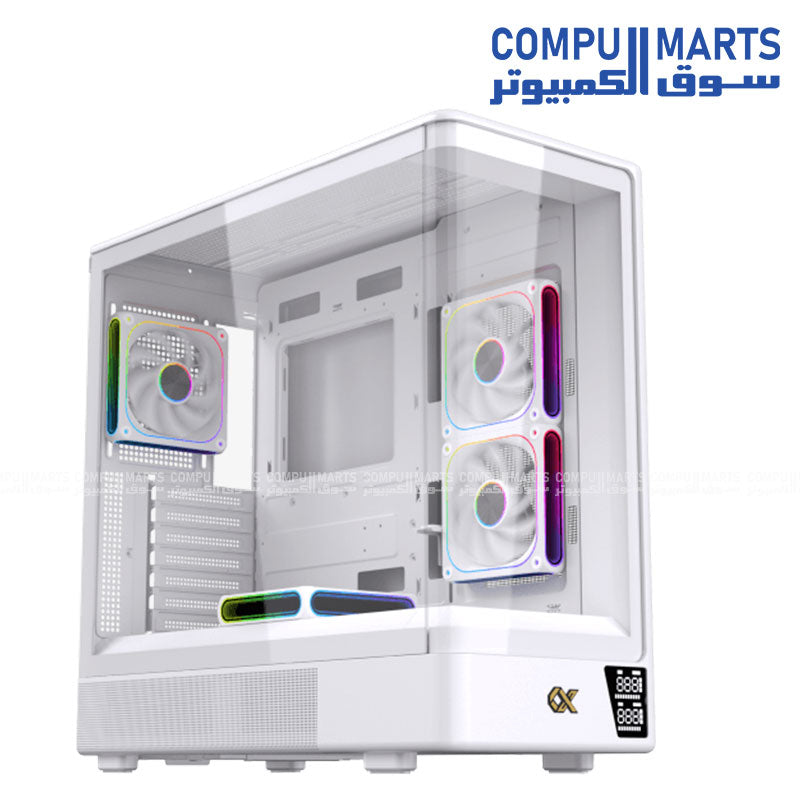 Moon DGT – PC Case – Xigmatek – E-ATX High Airflow Case 420mm GPU Support 360 Radiator