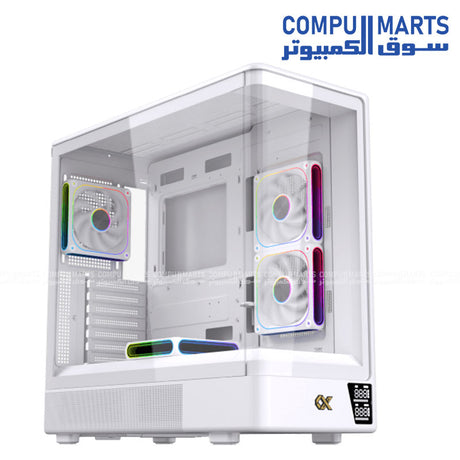 Moon DGT – PC Case – Xigmatek – E-ATX High Airflow Case 420mm GPU Support 360 Radiator