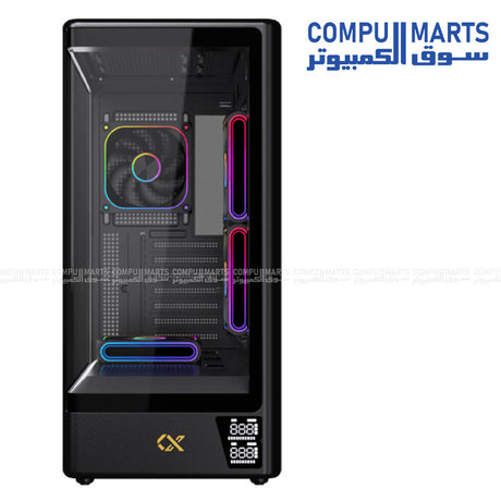Moon DGT – PC Case – Xigmatek – E-ATX High Airflow Case 420mm GPU Support 360 Radiator