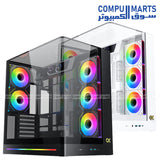 Xigmatek Pano II LCD – Mid Tower Gaming Case – E-ATX – Vertical GPU – Egypt