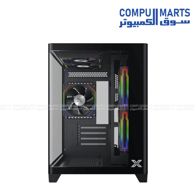 Xigmatek Pano M Nano Micro-ATX Case – Compact Design, 240mm Radiator Support, Clear Airflow