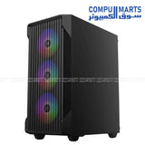 Xigmatek Sky II Wave FRGB mid tower case with Litepower II i550 450W power supply black color

