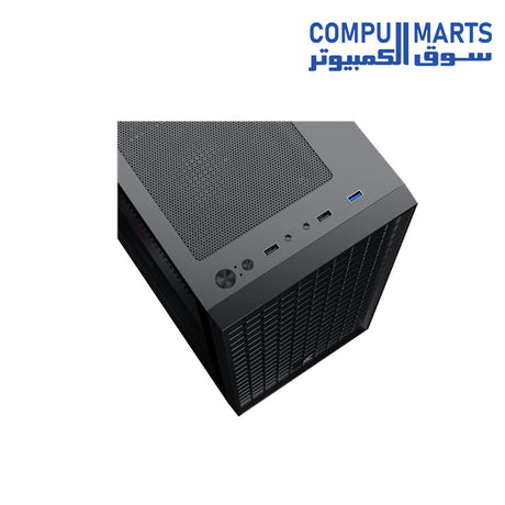 Micro ATX case Sky M offering CPU cooler clearance of 165mm and PS2 ATX PSU compatibility for standard desktop system assembly requirements