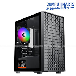 Xigmatek Sky M Micro ATX Case with Micro ATX and Mini ITX motherboard support, 4 expansion slots, USB 3.0 connectivity, and 165mm CPU cooler clearance