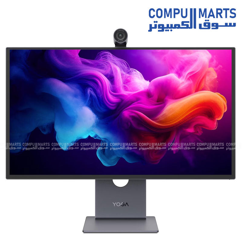 Lenovo Yoga Pro 27UD-10 26.5″ 4K QD-OLED Monitor – 120Hz, 0.03ms, Dolby Vision & Atmos, G-SYNC, 4K Camera, USB4 140W