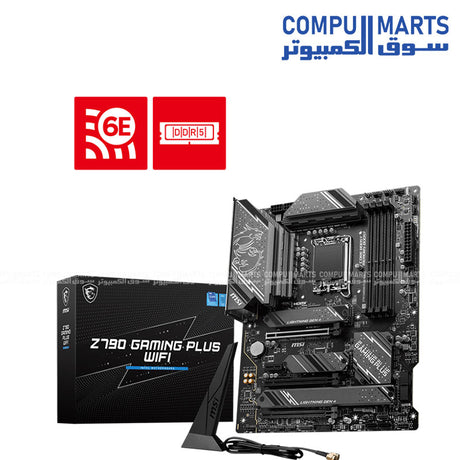 Z790 GAMING PLUS WIFI – Motherboard – MSI – LGA 1700 – DDR5 – PCIe 5.0 – Wi-Fi 6E – Gaming Performance

