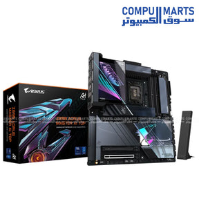 GIGABYTE Z890 AORUS MASTER AI TOP motherboard with Intel Z890 chipset, LGA1851 socket and DDR5 support available in Egypt.