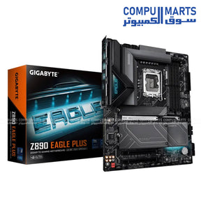 GIGABYTE Z890 EAGLE PLUS motherboard with Intel Z890 chipset, LGA1851 socket, DDR5 support, PCIe 5.0, and USB4 for Egypt
