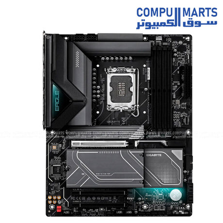 Intel Z890 ATX motherboard featuring DDR5 memory support up to 9466+MT/s and PCIe 5.0, available from Compumarts