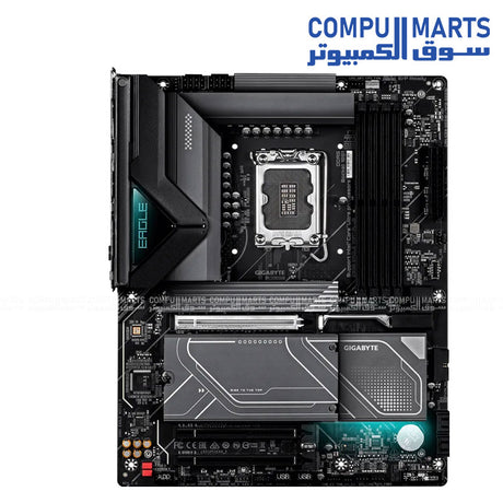 Intel LGA1851 motherboard featuring DDR5 memory support, Wi-Fi 7 connectivity and USB4 from Compumarts.