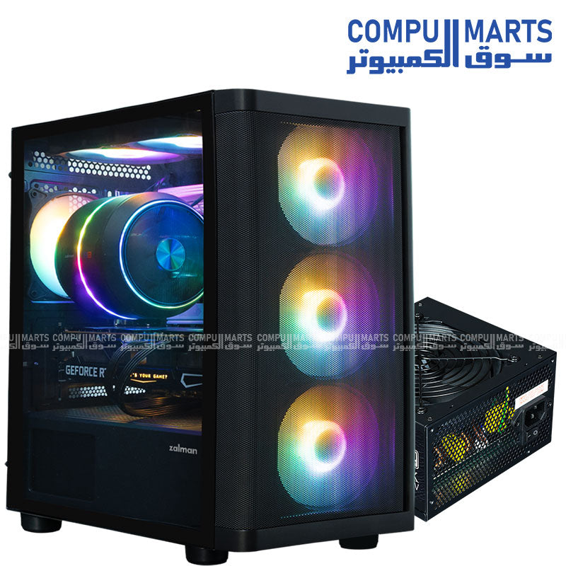 ZALMAN M4 SE Gaming Case with 600W Power Supply Combo Egypt