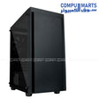 ZALMAN T3 Plus mATX Mini Tower Case Tempered Glass Front View