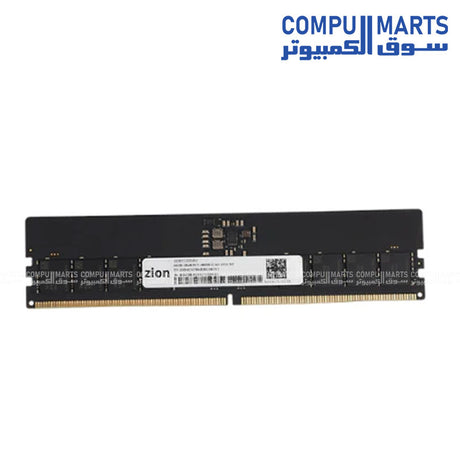 ZION 16GB DDR5 4800MHz UDIMM desktop memory module for high performance PC upgrade