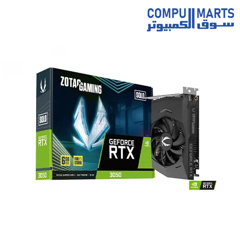 ZOTAC GAMING GEFORCE RTX 3050 6GB SOLO GDDR6 – Compumarts Egypt