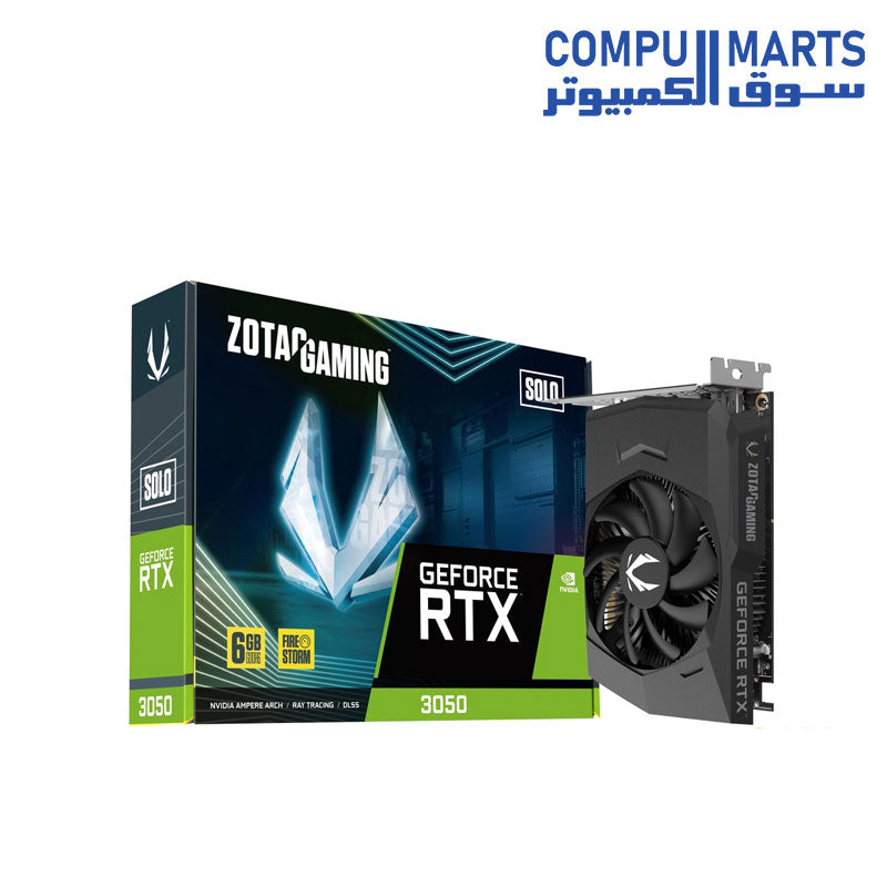 ZOTAC GAMING GeForce RTX 3050 6GB GDDR6 solo – Compumarts Egypt
