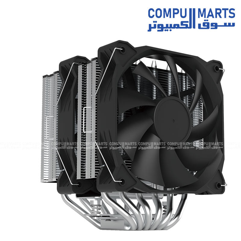 Zalman CNPS12X BP cooler featuring Pure Copper and Pure Aluminum materials