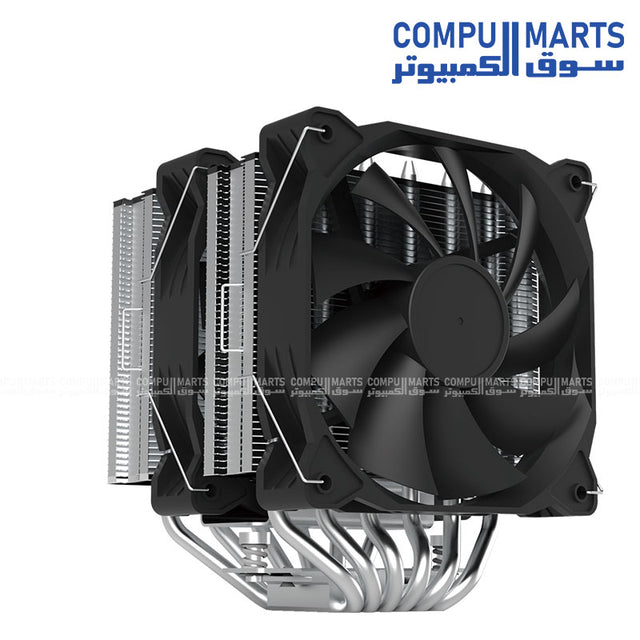 Zalman CNPS12X BP cooler featuring Pure Copper and Pure Aluminum materials