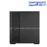Zalman P40 DS BLACK side panel tempered glass airflow design 3x120mm fans USB Type-C front I O ports Egypt
