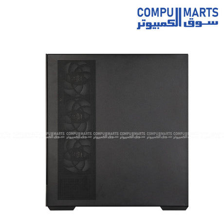 Zalman P40 DS BLACK side panel tempered glass airflow design 3x120mm fans USB Type-C front I O ports Egypt