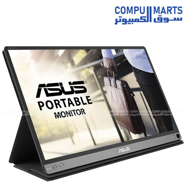 ASUS ZenScreen Go MB16AP Portable 15.6-inch Full HD USB-C Monitor with Built-in Battery