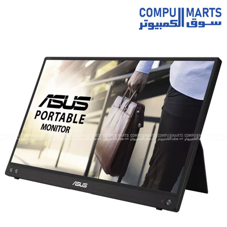 ASUS ZenScreen MB16ACV – 15.6-inch FHD Portable IPS USB-C Monitor – Antibacterial – Ultra-Slim – Low Blue Light