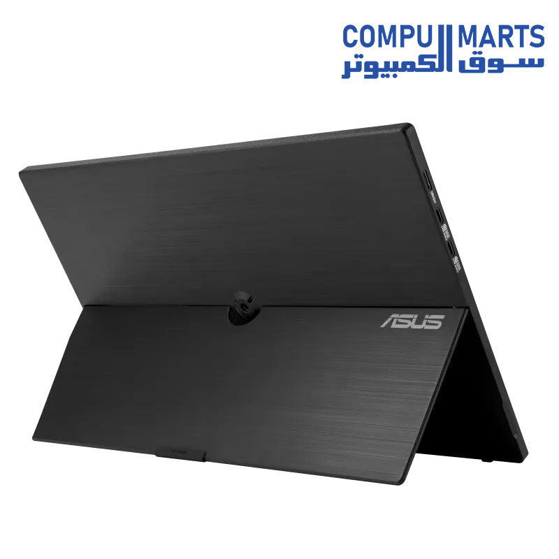 Alt Text 1: ASUS ZenScreen MB16AHVE 15.6-inch portable monitor front view with IPS FHD display available at Compumarts Egypt