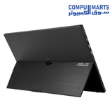 Alt Text 1: ASUS ZenScreen MB16AHVE 15.6-inch portable monitor front view with IPS FHD display available at Compumarts Egypt