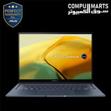 ASUS Zenbook 14 Flip OLED UP3404VA-OLED005W convertible laptop featuring Intel Core i5-1340P processor, 8GB LPDDR5 memory, 512GB PCIe 4.0 SSD, Intel Iris Xe Graphics, and 14-inch 2.8K OLED 16:10 display
