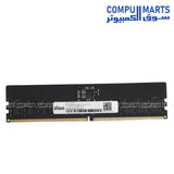 Zion 16GB DDR5 5600MHz UDIMM desktop memory module model ZM16GUD560 for high performance PC upgrade