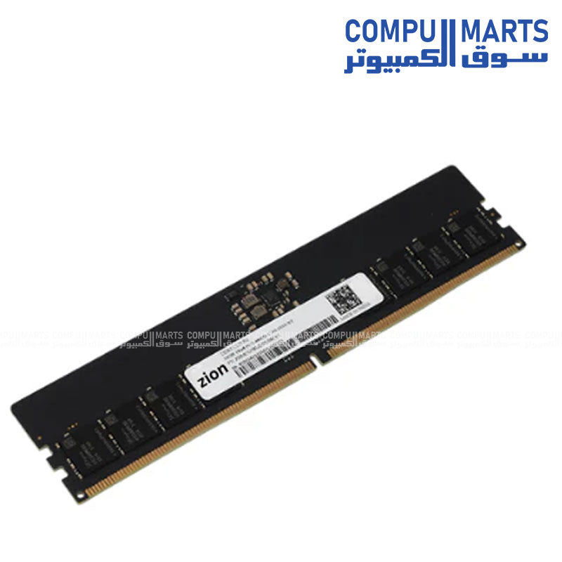 Zion 16GB DDR5 5600MHz UDIMM desktop memory module model ZM16GUD560 for high performance PC upgrade