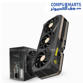 ZOTAC RTX 5080 SOLID OC 16GB with Hydro PTM PRO 1200W Platinum PSU Egypt