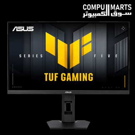 ASUS TUF Gaming Series 5 VG27AQML5F 27-inch QHD 320Hz gaming monitor front view showcasing its Fast-IPS panel available at Compumarts Egypt