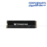 Acer Predator GM6 1TB PCIe 4.0 NVMe M.2 SSD high-speed gaming storage