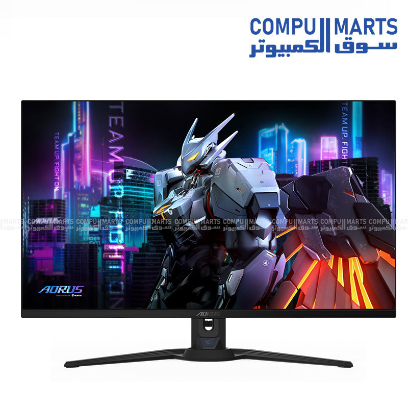 GIGABYTE AORUS MO32U2 EK 31.5 inch QD-OLED 4K 240Hz gaming monitor with HDMI 2.1 HDR display