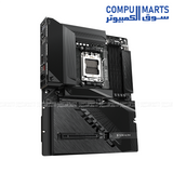 GIGABYTE B850 AORUS STEALTH ICE – AM5 ATX DDR5 حتى 8200 MT/s OC، PCIe 5.0، 5 GbE LAN، Wi‑Fi 7، 4 فتحات M.2 