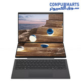 ASUS Zenbook DUO UX8407AA Laptop – Dual Screen OLED – ASUS – 14 Inch 3K 144Hz Touch Moher Gray