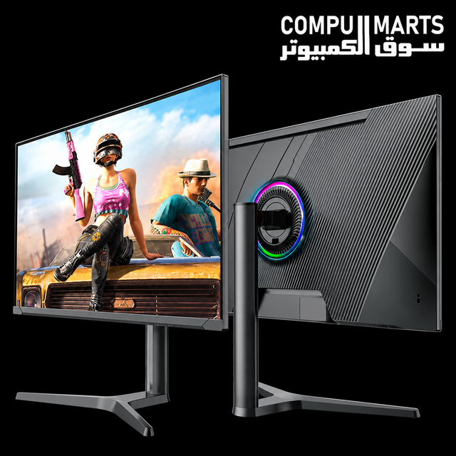 Aiwa MU2707-Y 27-inch IPS 4K ultra-wide monitor with 60Hz refresh rate and dual HDMI/DisplayPort ports