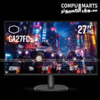 GA27FC gaming monitor with FHD 1920×1080 resolution, 120Hz refresh rate, and Adaptive Sync technology
