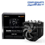 be quiet Dark Rock Pro 4 High-End Silent Dual Tower CPU Air Cooler