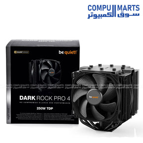 be quiet Dark Rock Pro 4 High-End Silent Dual Tower CPU Air Cooler