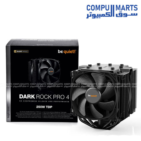be quiet Dark Rock Pro 4 High-End Silent Dual Tower CPU Air Cooler