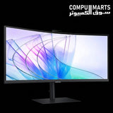 Samsung LS34C650VAMXUE monitor with DisplayPort 1.2, HDMI 2.0, USB-C, USB hub and integrated IR camera