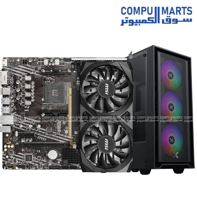 Gaming PC Build with RTX 3050 MSI Graphics Card Option