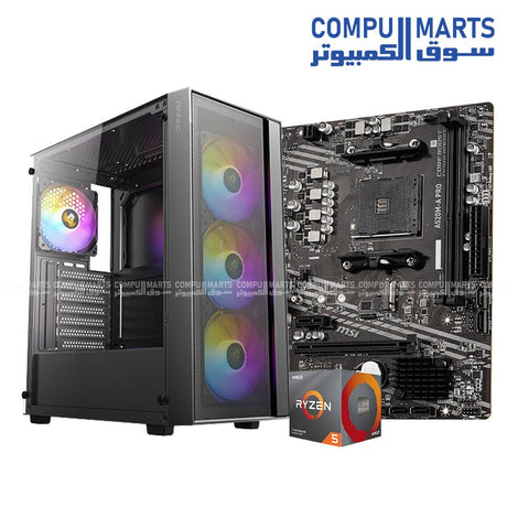 AMD Ryzen 5 3400G Gaming PC Bundle | MSI A520M-A PRO | 8GB RAM | 240GB SSD | Best Budget PC Egypt