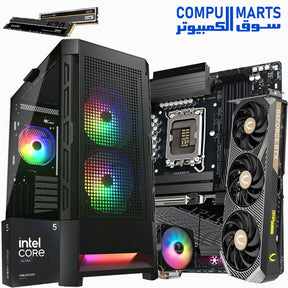 ULTRA NOW Gaming PC Bundle with Intel Ultra 5 245KF, RTX 5070, and 16GB DDR5 RAM