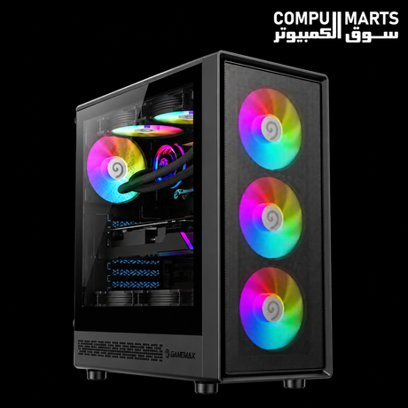 GAMEMAX Midi Tower PC Case with mesh front panel