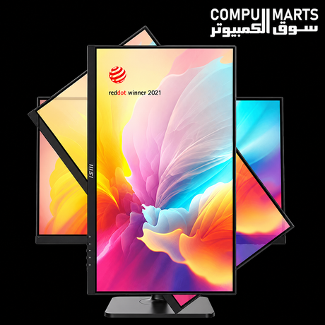 MSI MD2412P monitor with 100Hz Full HD display, EyesErgo technology, Less Blue Light PRO, Eye-Q Check, built-in speakers, and HDMI connectivity from Compumarts