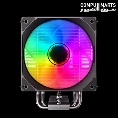 GameMax Sigma 550 Infinity Black CPU cooler with ARGB infinity lighting